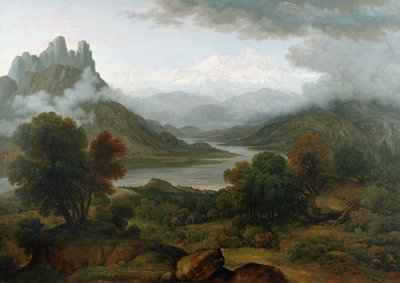 Blick auf das Aostatal, Berner Oberland von John Glover
